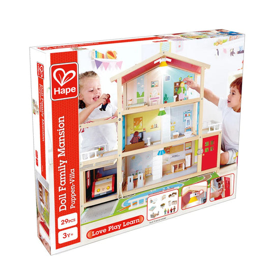 Hape - Doll House & Furniture: Doll Family Mansion
