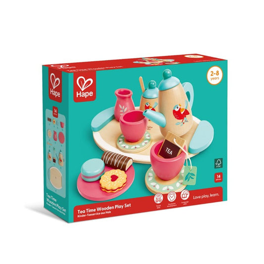 Hape - Kitchen & Food: Wooden Tea Set