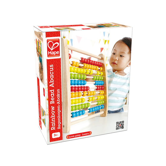 Hape - Learning Toys: Rainbow Bead Abacus