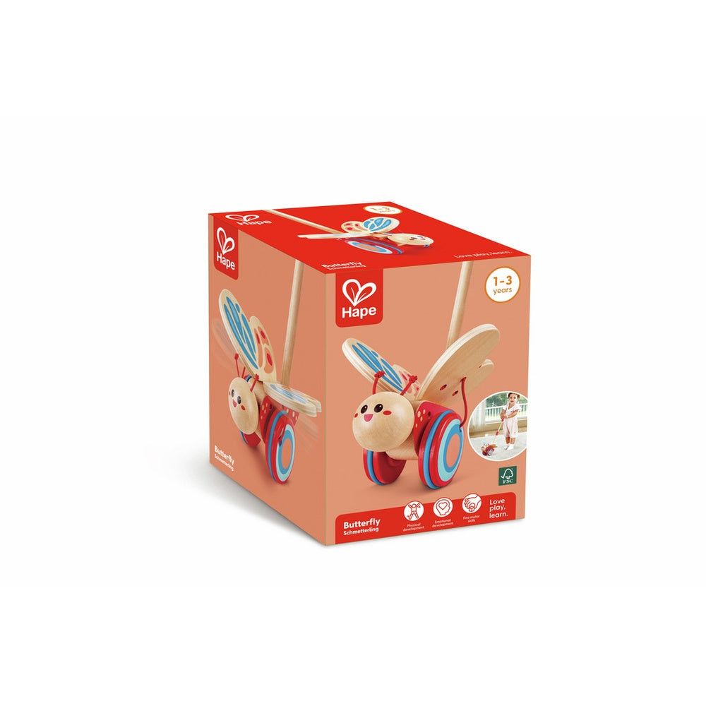 Hape - Push & Pull: Butterfly
