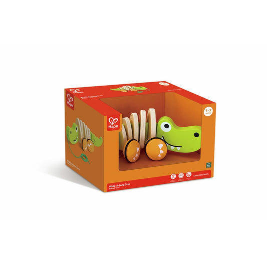 Hape - Push & Pull: Walk-A-Long Crocodile