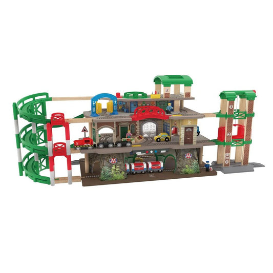 Hape - Railway: Multi-Level Railway City Set