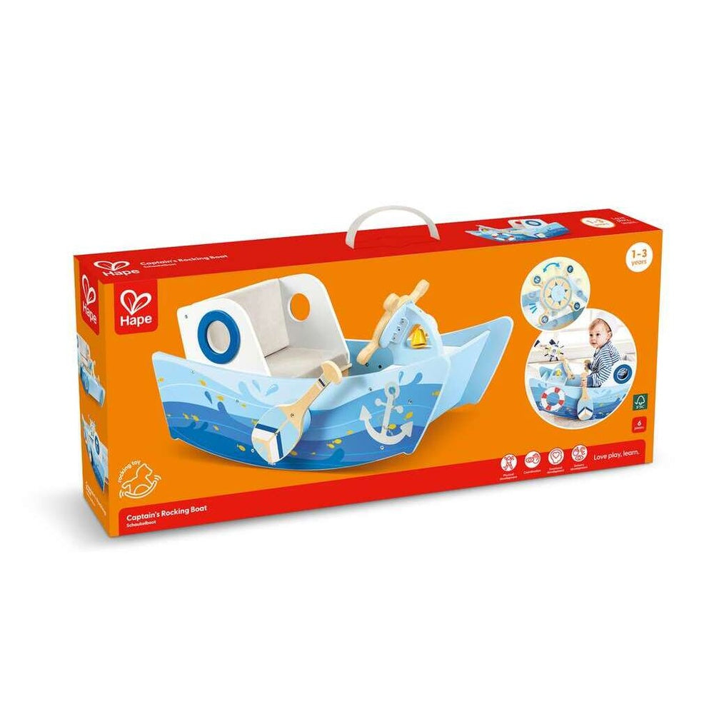 Hape - Ride-Ons & Walkers: Captain's Rocking Boat