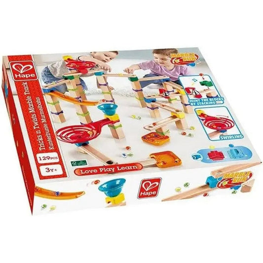 Hape - Steam: Tricks & Twists Marble Track