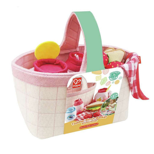 Hape - Toddler Kitchen & Food: Toddler Picnic Basket