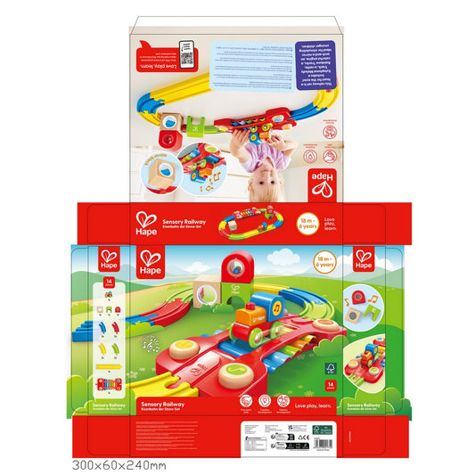 Hape - Toddler Railway: Sensory Railway