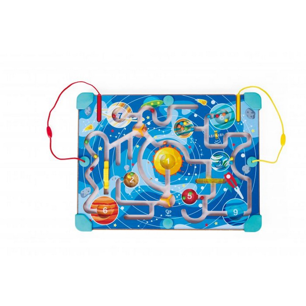 Hape - Toddler Toys: Space Maze & Tangram Board