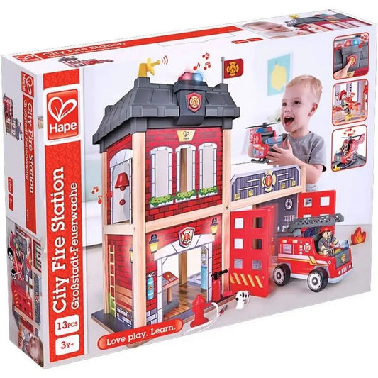 Hape - Vehicles & Playsets: Fire Station
