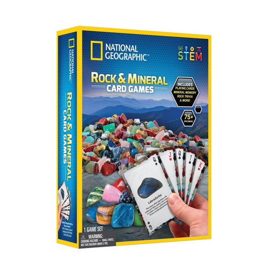 National Geographic: Rock & Mineral Card Games