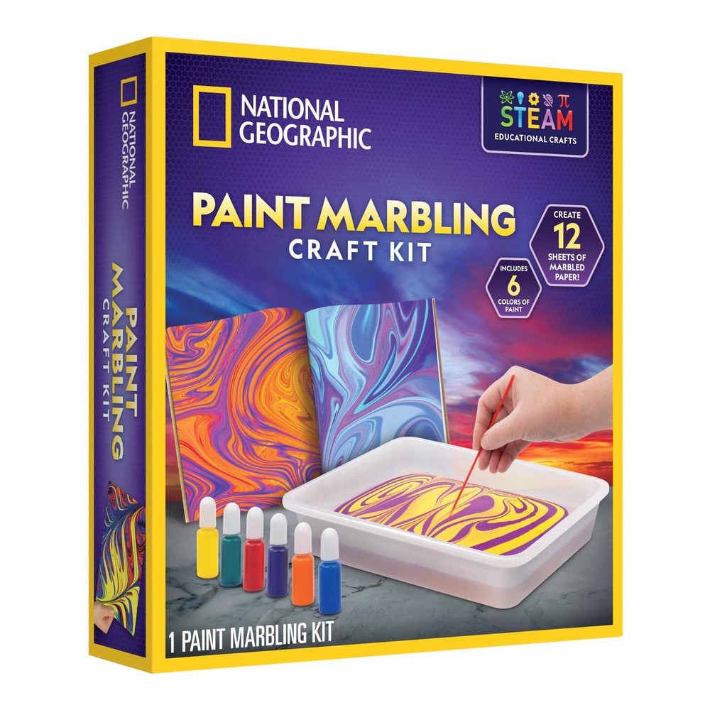National Geographic: Paint Marbling Craft Kit