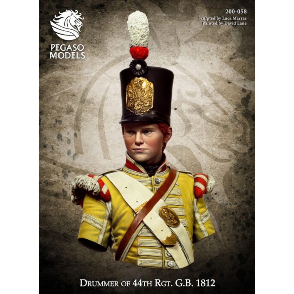 Pegaso Models - Drummer of 44th Rgt Bust 200mm