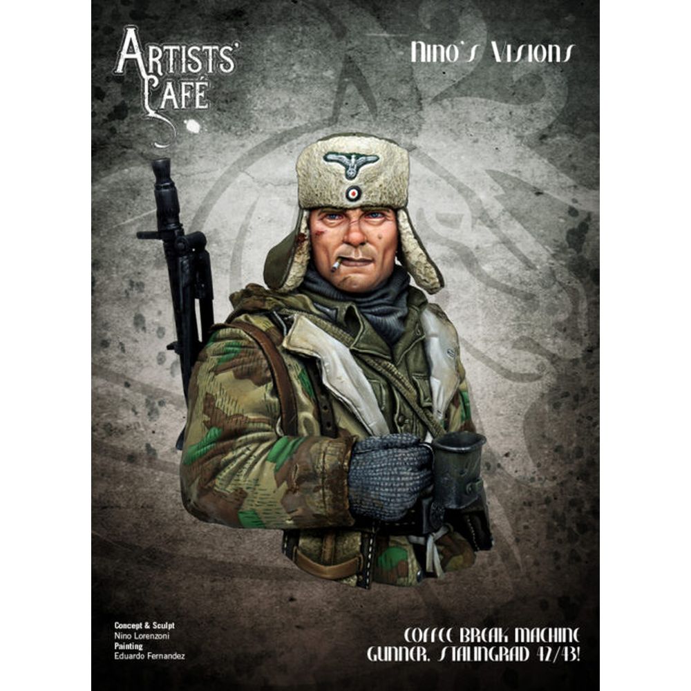 Pegaso Models - Coffee Break Machine Gunner Bust 200mm
