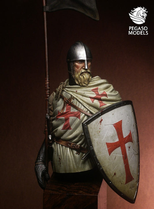 Pegaso Models - Templar Knight XI Cen. Bust 200mm