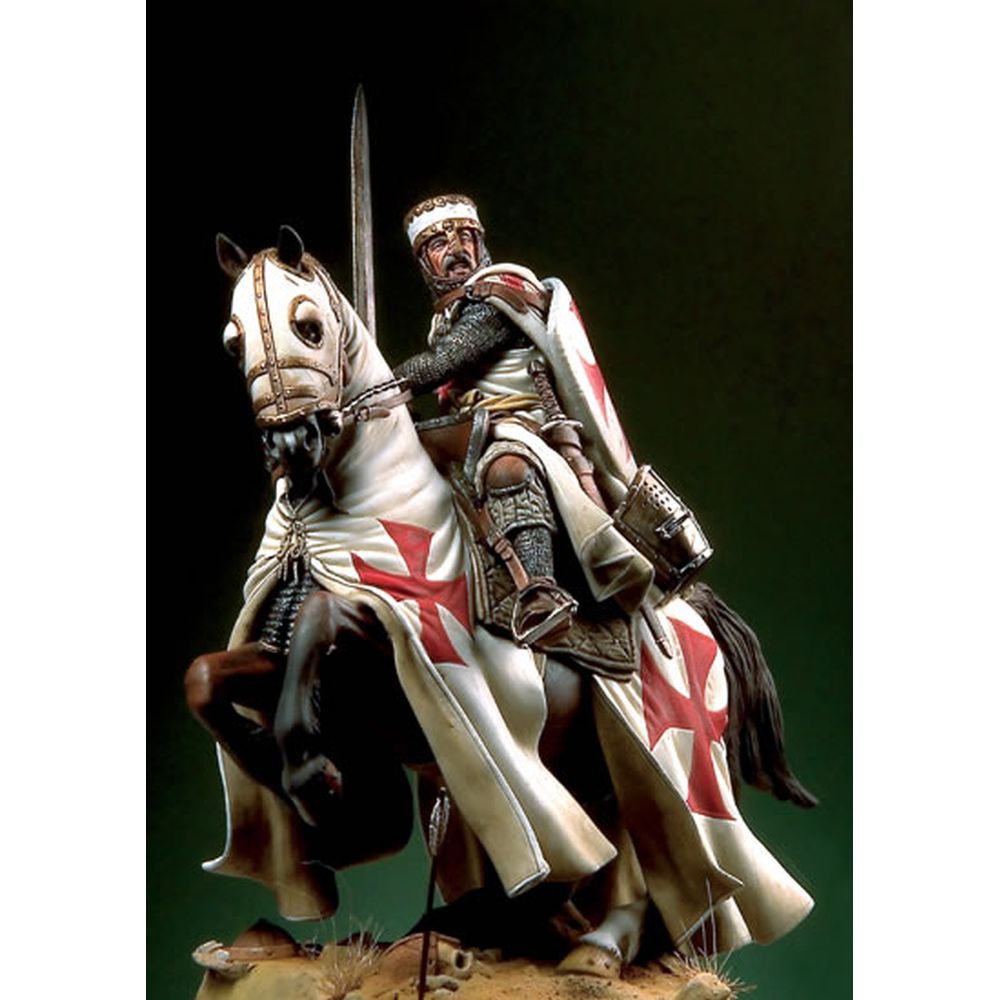 Pegaso Models - Templar Knight of Holy Land 90mm on horse