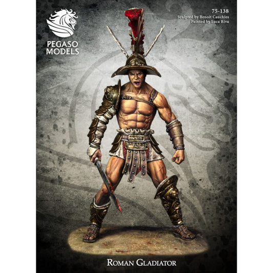 Pegaso Models - Roman Gladiator 75mm on foot