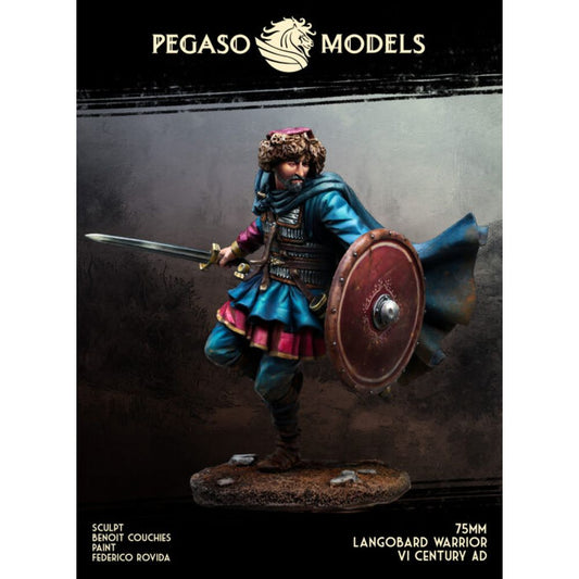 Pegaso Models - Langobard Warrior 75mm on foot