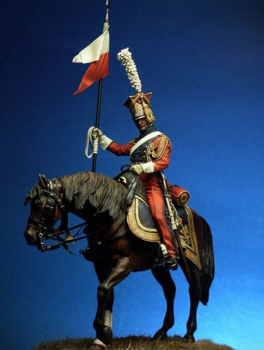 Pegaso Models - 2nd Regiment Light Cavalry Lancer 75mm on horse