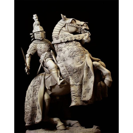 Pegaso Models - The Black Prince Limited Edition 75mm on horse