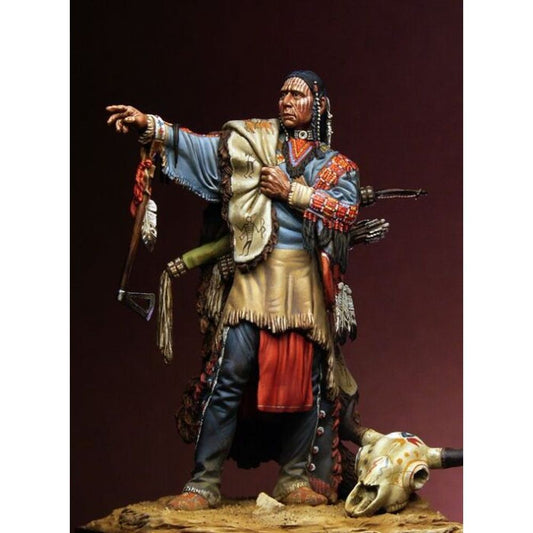 Pegaso Models - Noble Sioux Warrior 75mm on foot CLASSICS