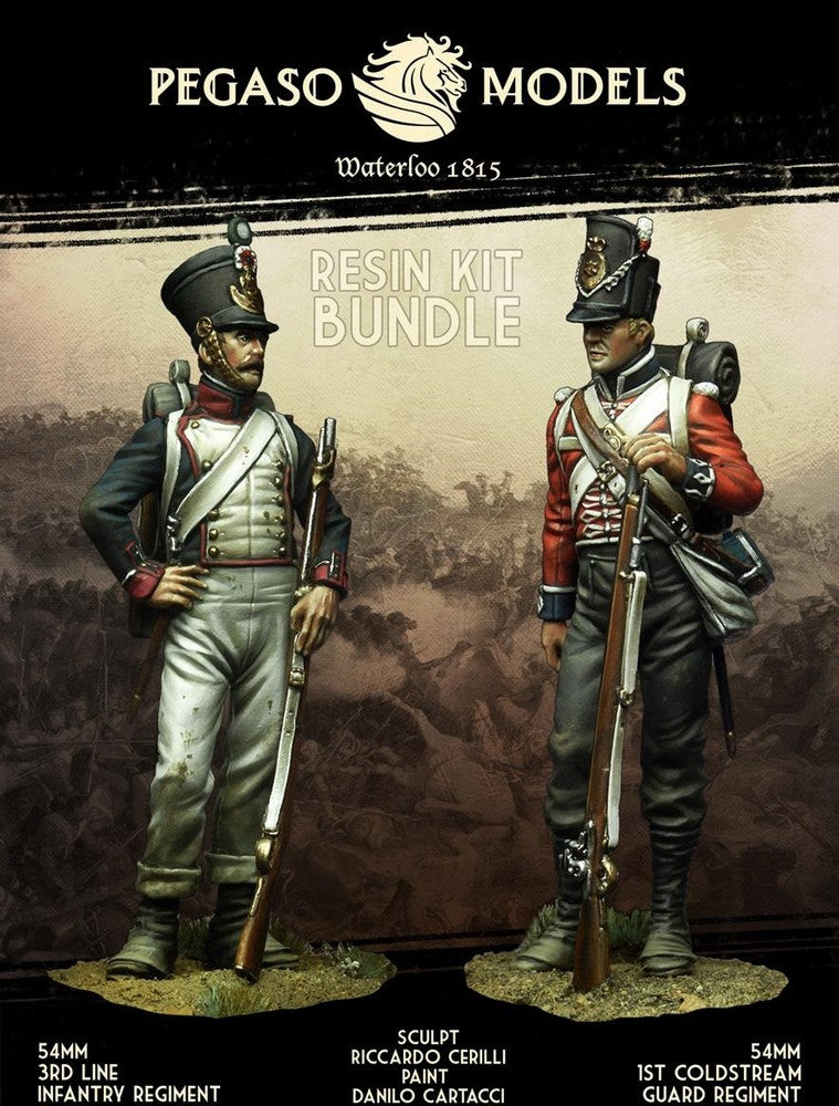 Pegaso Models - Waterloo Rivals Resin Version 54mm on foot