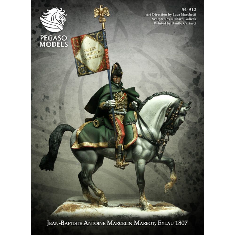 Pegaso Models - Marbot - AdC Auguerau 54mm on horse