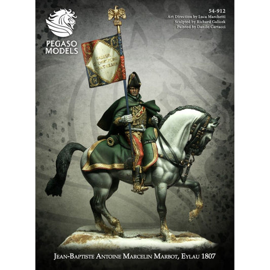 Pegaso Models - Marbot - AdC Auguerau 54mm on horse