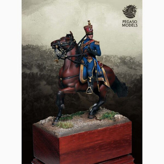 Pegaso Models - Captain Gaetan Joseph Prosper – adc of Bessières 54mm on horse