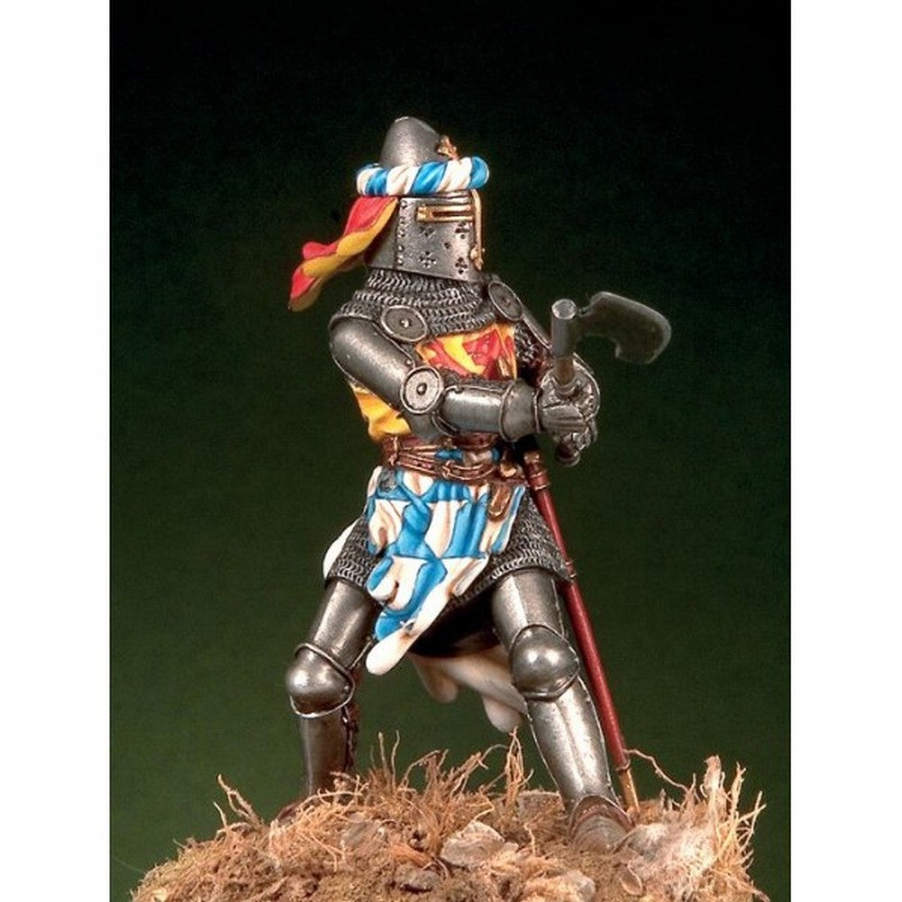 Pegaso Models - German Knight with Waraxe 54mm on foot CLASSICS
