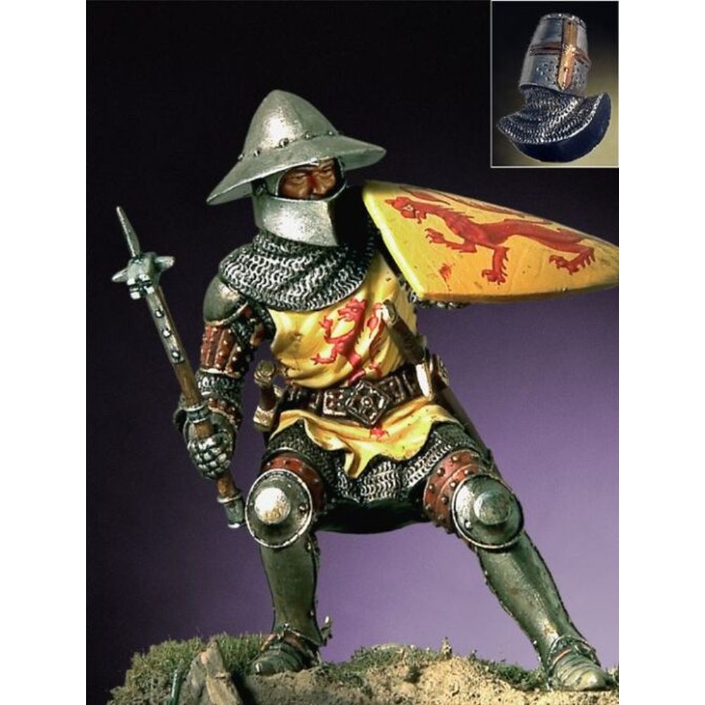 Pegaso Models - German Knight with Warhammer 54mm on foot CLASSICS