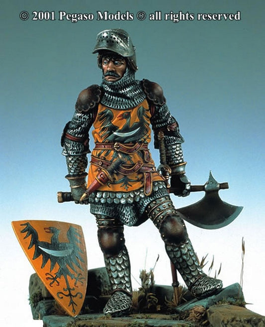 Pegaso Models - Bavarian Knight with Axe 54mm on foot CLASSICS