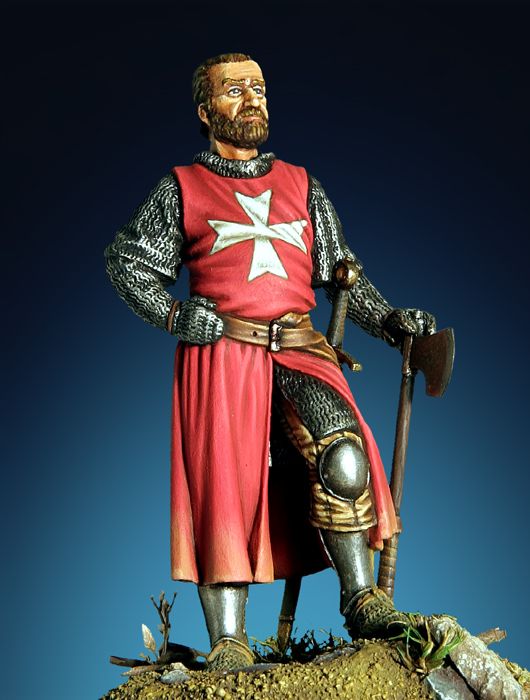 Pegaso Models - St. John Order Knight 54mm on foot CLASSICS