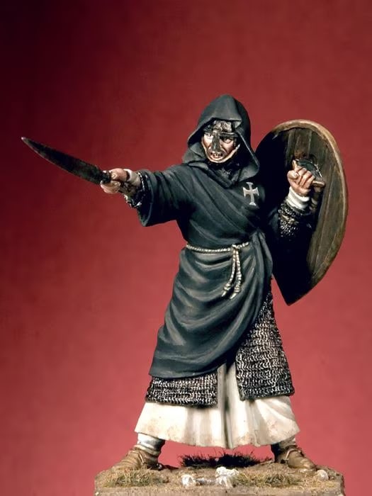 Pegaso Models - Brother Knight of St. John Order 54mm on foot CLASSICS