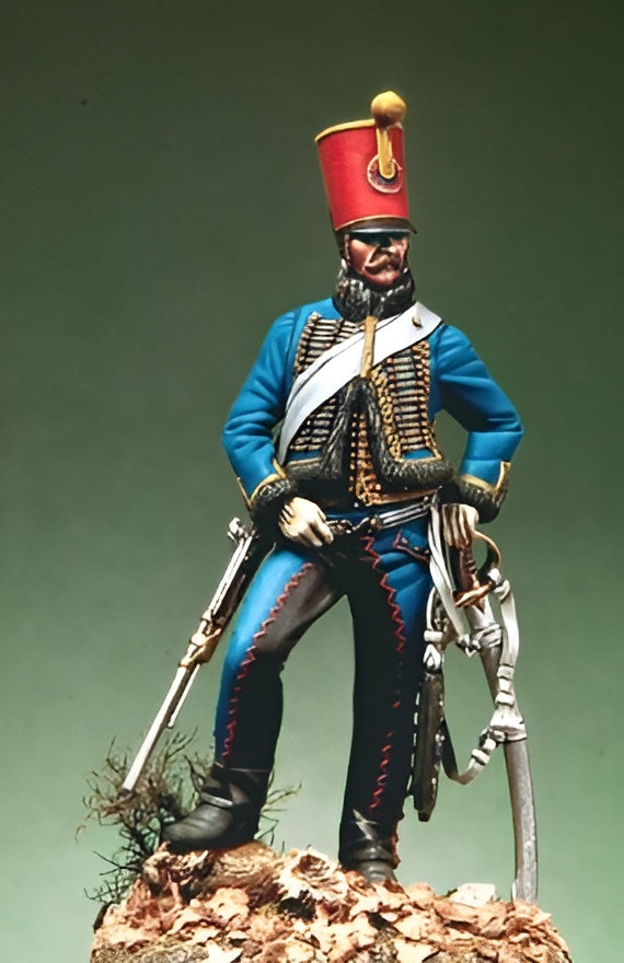 Pegaso Models - French Ussar 54mm on foot CLASSICS