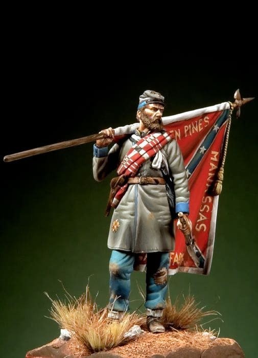 Pegaso Models - First Lieutenant Northern Virginia Army 54mm on foot CLASSICS