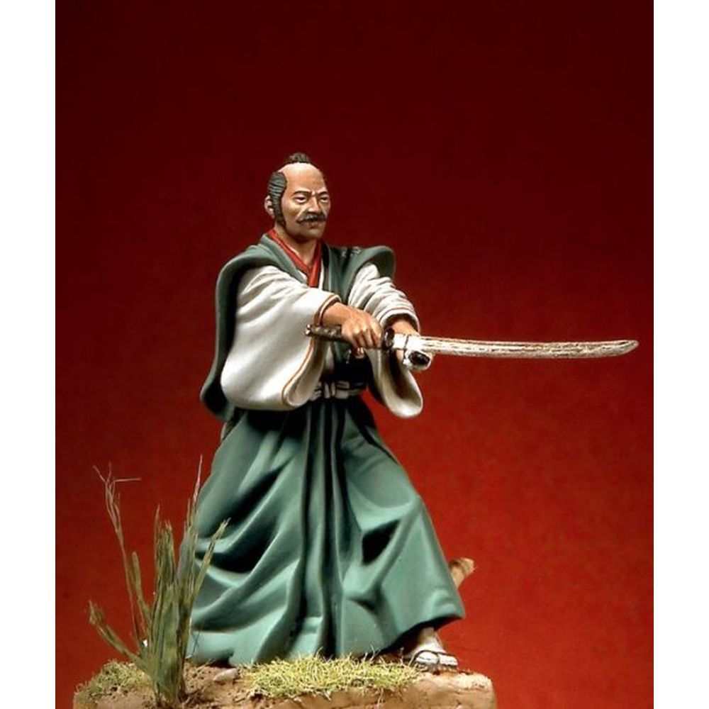 Pegaso Models - Samurai with Daisho Sword 54mm on foot CLASSICS