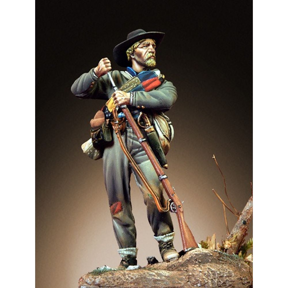 Pegaso Models - Confederate Infantryman 54mm on foot CLASSICS