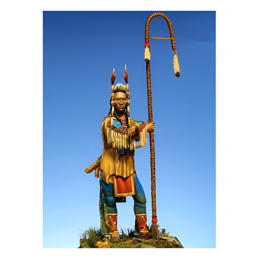 Pegaso Models - Absarokee Warrior 54mm on foot CLASSICS