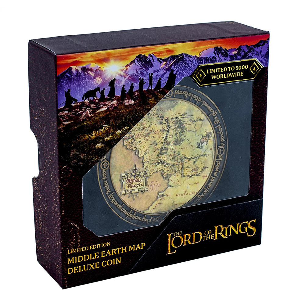 Lord of the Rings: Middle Earth Map Deluxe Coin