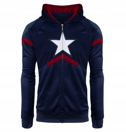 Captain America: Premium Hoodie (Size M)