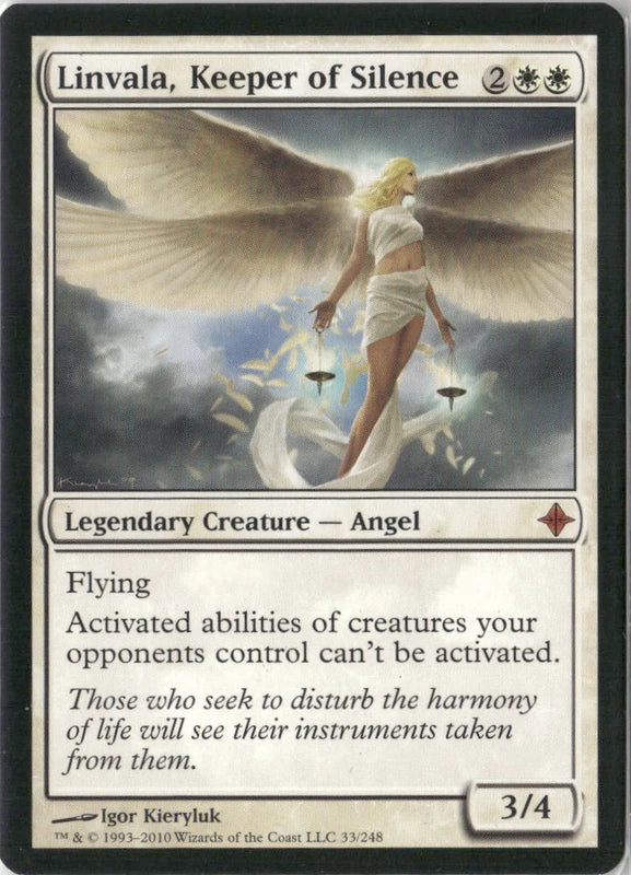 Scan Image | Linvala, Keeper of Silence - Rise of the Eldrazi | [DE8822A9]