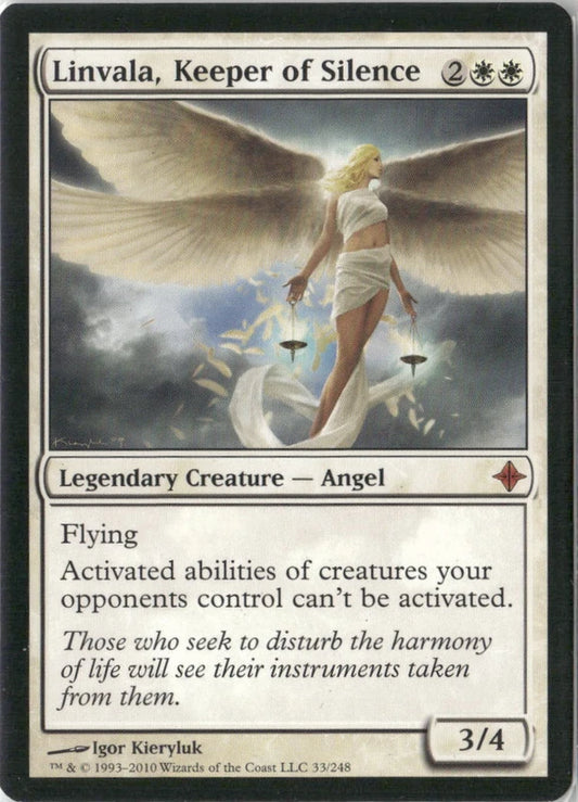 Scan Image | Linvala, Keeper of Silence - Rise of the Eldrazi | [DE8822A9]