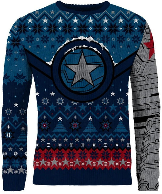 Marvel Winter Soldier Christmas Jumper (Size XL)