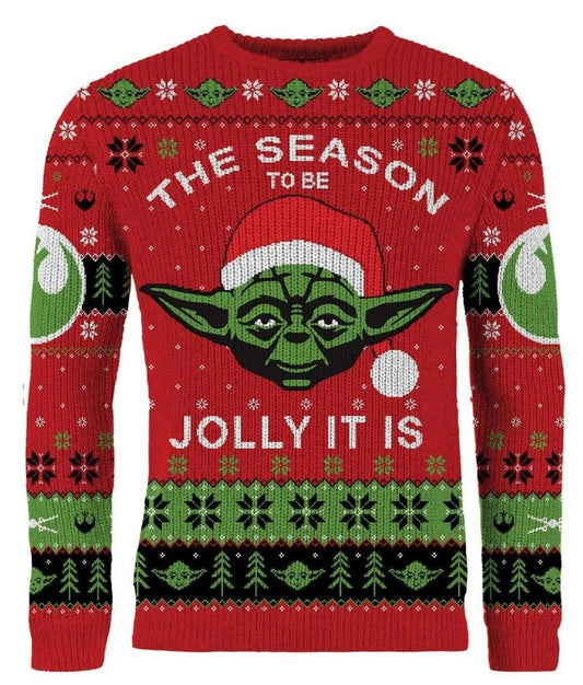 Star Wars Yoda Christmas Jumper (Size XS)