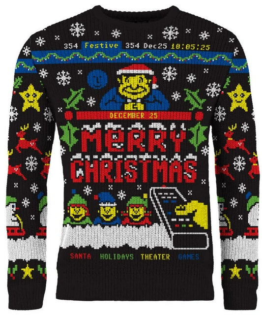 TV Text Christmas Jumper (Size XXXL)