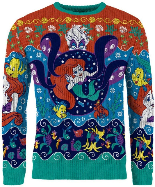 The Little Mermaid Ariel Christmas Jumper (Size XS)