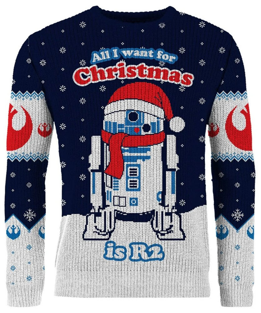 Star Wars: R2-D2 Christmas Jumper (Size: S)