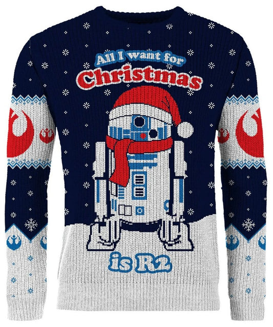 Star Wars: R2-D2 Christmas Jumper (Size: L)