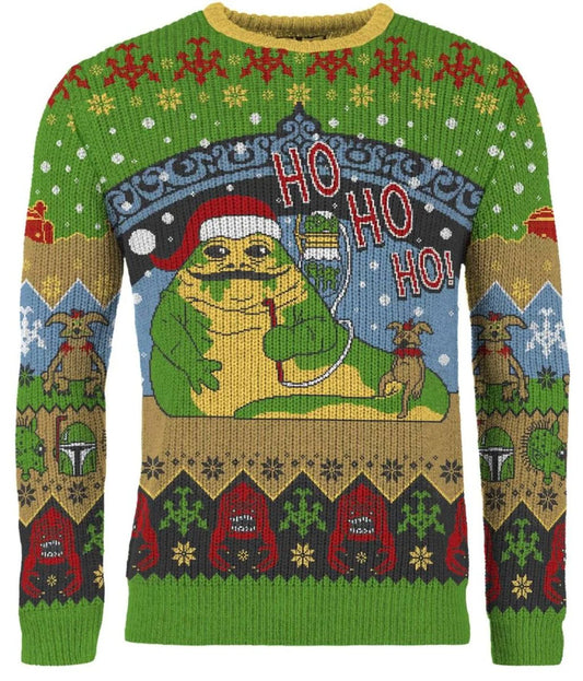 Star Wars: Jabba the Hutt Christmas Jumper (Size: XXL)