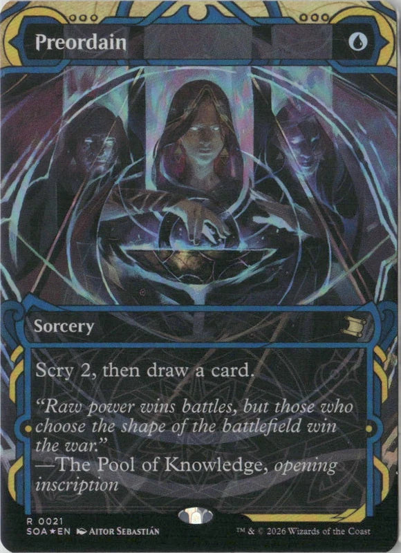 Scan Image | Preordain - Secrets of Strixhaven: Mystical Archive | [5ECB09BB]