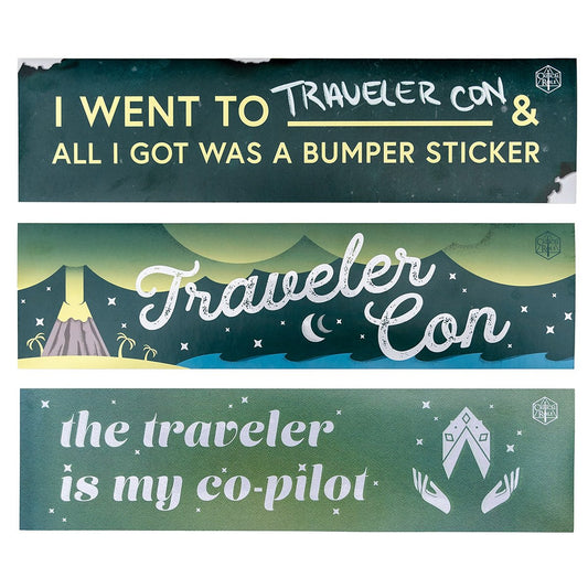 Darrington Press - Traveler Con Bumper Sticker 3-Pack Set